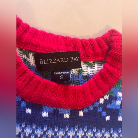 Blizzard Bay Funny Ugly Christmas Sweater Drinking Holder Pocket S Blizzard Bay - Picture 5 of 15